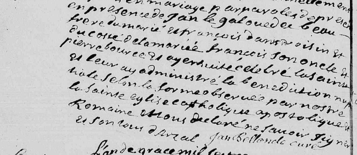 Mariage Quidiniac Jan - Le Guerizec Marie 22_11_1745 -2.jpg